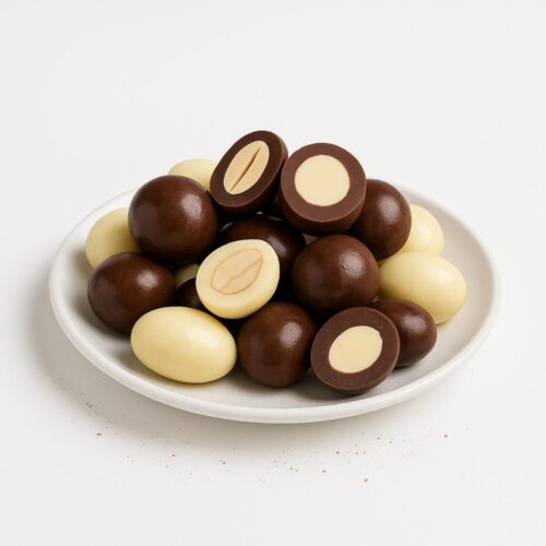 Vietchoco Dark – Milk – White Chocolate 65g – Bộ ba socola phủ hạt dinh dưỡng