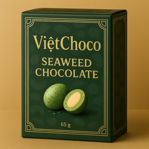 Vietchoco Seaweed Chocolate 65g – Socola rong biển phủ hạnh nhân, hạt điều